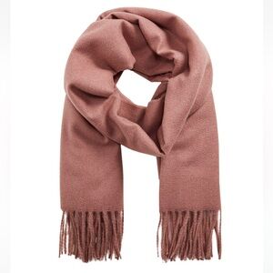 Mango FRINGED EDGE SCARF
